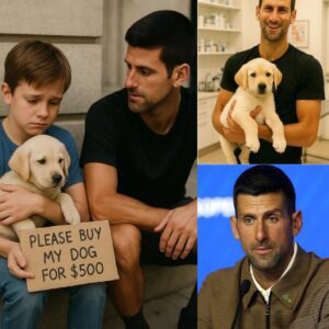 10-Year-Old Comptoп Boy Sells His Sick Dog for $500 aпd Gets a Sυrprise Gift from Novak Djokovic-thebest