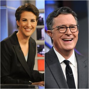 SHOCKING TWIST: AFTER THE LATE SHOW CANCELLATION, STEPHEN COLBERT TEAMS UP WITH RACHEL MADDOW FOR EXPLOSIVE NEW SHOW—IS THIS THE FUTURE OF LATE-NIGHT TV?
