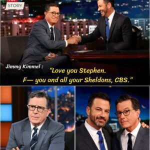 “LOVE YOU STEPHEN. F— YOU AND ALL YOUR SHELDONS, CBS.” Jimmy Kimmel blasted CBS after the network announced plans to cancel "The Late Show With Stephen Colbert."...