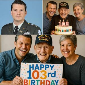 Pete Hegseth gave up his private jet for a 102-year-old WWII veteran to reunite with his wartime lover — but what happened afterward became Pete Hegseth's own birthday gift...