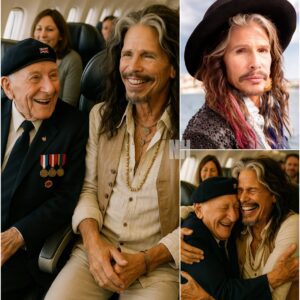 UPDATED NEWS: Rockstar Steven Tyler Gave Up His First-Class Seat to a Veteran in Tribute — What He Did Next Surprised Even the Guy on the Flight!! nh