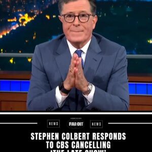 Stephen Colbert responds to CBS cancelling ‘The Late Show’...