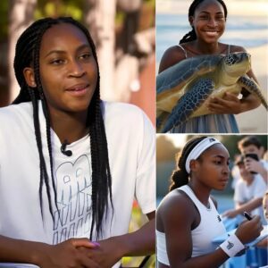 ๐๐ข SHOCKING: "There is no healthy ocean without sea turtles!" - Coco Gauff shocked everyone when she donated tens of millions of dollars to a sea turtle protection project in Florida
