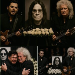 “Two Legends – One Final Farewell” — Adam Lambert and Brian May Break Down in Song at Ozzy Osbourne’s Funeral, as Music Becomes the Last Prayer nh