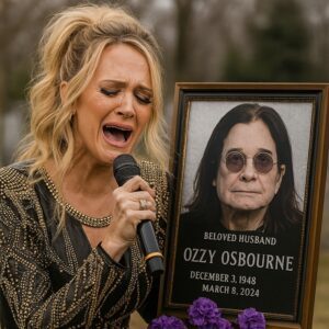 The chapel fell silent… and then Carrie sang. 💔 In a voice trembling with power and grief, she brought Ozzy home one last time es