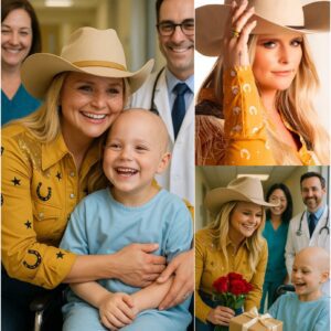 GOOD NEWS: Girl Battling Brain Tumor Only Asked for a Call—Miranda Lambert Flew to Her Hospital Bed Instead...