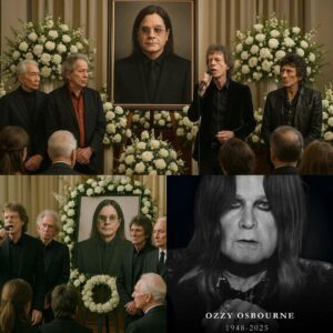 The Rolling Stones Slip Into Ozzy Osbourne’s Funeral — What Happened Next Brought the Room to Tears nh