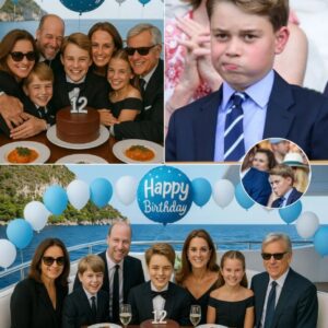 PRINCE GEORGE TURNS 12 ABOARD A YACHT IN GREECE — A PRIVATE MOMENT THAT STUNNED EVEN HIS PARENTS