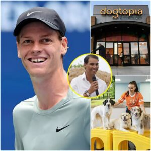Jannik Sinner has named this place "Dogtopia"...