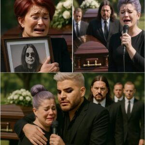 Kelly Osbourne Breaks Down Singing Farewell to Her Father — Adam Lambert Finishes the Song as Sharon Collapses in Tears Holding Ozzy’s Portrait nh
