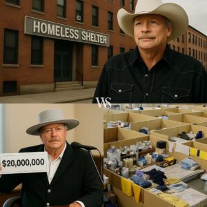 BREAKING NEWS: Country Star Alan Jackson Donates $20 Million to Homeless Shelters Across America! "My songs are about home... but some folks never had one." ws