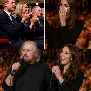 “I Don’t Know If I Can Get Through This Without Crying…” Princess Kate whispered, her hands trembling as she reached for the microphone beside Barry Gibb. ws