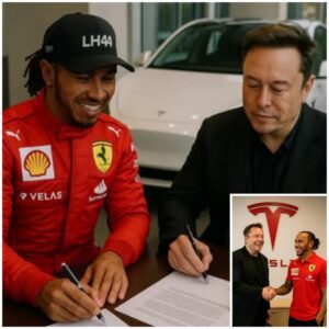 DONE: A stunning twist as Lewis Hamilton signs $231M Tesla deal โฆ but "breaks down" after Elon Musk hands him a gift no one saw coming! Fans are still trying to process his 3 unbelievable reasons? ๐โก๐คฏ More bellow โฌ๏ธโฌ๏ธโฌ๏ธ