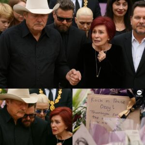 On July 28, 2025, a Tearful Farewell at Ozzy Osbourne’s Funeral Turned Haunting — When Alan Jackson Whispered Over the Casket and Vanished, Sharon Osbourne Froze and Mourners Were Left Reeling from a Final Secret Ozzy Took to the Grave ws