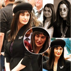 Aimee Osbourne’s Silent Farewell: The Daughter Who Stayed Out of the Spotlight Breaks Hearts at Her Father’s Funeral