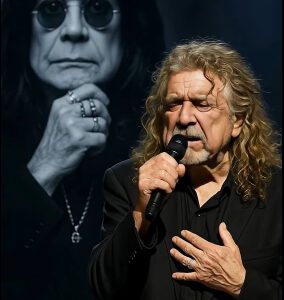 The Arena Went Silent: Robert Plant Steps Onto the Stage and Sings ‘Mama, I’m Coming Home’ for Ozzy Osbourne — 80,000 Fans Watch Through Tears as a Heartfelt Tribute Turns Into an Unforgettable Final Goodbye 🥀💔