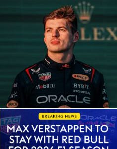 Breaking News: Max Verstappen CONFIRMS He’s Staying with Red Bull for 2026 F1 Season – Shocking End to Uncertainty Over His Future!
