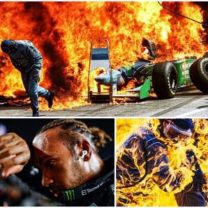 The Moment Lewis Hamilton โAlmost Diedโ in a Pit Stop Horror! Fuel Sprayed Directly Onto His Body, Car Erupted in Flames Just Milliseconds After a Strange Fuel Connection at the German Grand Prix. Was This Just a Technical AccidentโOr Is There Something More Hidden Behind the Smoke? ๐คฏ