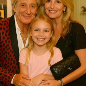 Without cameras, without applause, Rod Stewart and Penny Lancaster opened their home to a young girl left orphaned by the flood — not out of charity, but out of love.