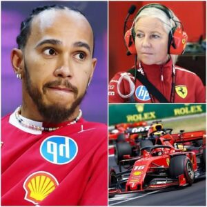 EXPOSED: Lewis Hamilton Sends Angela Cullen a Mysterious 6-Word Message — Prompting Her Immediate Exit from Ferrari! F1 Is Shaken, the Team in Turmoil… But the Truth Behind It Is Even More Shocking Than the Rumors 🖐️