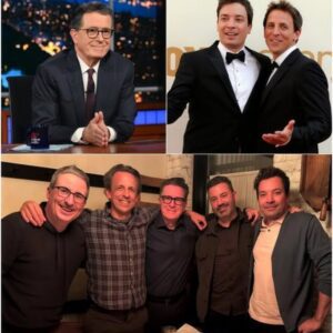 “They Canceled Colbert. And Now All Hell’s Breaking Loose on Late Night.” Jimmy Fallon, Kimmel, Oliver, and Meyers Are Crossing Networks to Defend Stephen Colbert