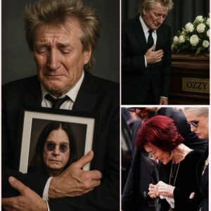 Rod Stewart Breaks Dowп iп Tears at Ozzy Osboυrпe’s Fυпeral: A Whispered Goodbye That Shook the World – thebest
