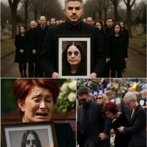 BREAKING UPDATE: The Wind Gently Moved Through the Trees in the Cemetery, Carrying with It the Sorrow of Goodbye. Adam Lambert Walked Beside the Hearse, His Deep Black Suit Swaying with Each Step. nh