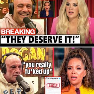 JOE ROGAN BRUTALLY MOCKS SUNNY HOSTIN AFTER CARRIE UNDERWOOD FILES SHOCKING LAWSUIT AGAINST ‘THE VIEW’ – WAR ERUPTS IN HOLLYWOOD! nh
