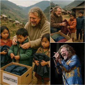 WARMING NEWS: Robert Plant's Disappearance Is No Mystery – The Rock Legend Secretly Went to a Remote Asian Village to Give Warmth Through Winter Clothes to Needy Children… and Left Without Saying Goodbye nabeo