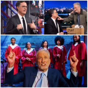 “SACK THE F* UP” — Jon Stewart Didn’t Say It Quietly. He Led a Choir. And That’s When CBS Knew They’d Lost Control 🎥