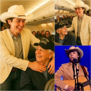 UPDATED NEWS: American Idol star John Foster gave up his first-class seat to a veteran in tribute