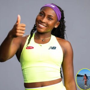 BREAKING NEWS: Not just with her rare talent, Coco Gauff continued to make social media weep with emotion after a leaked image showed her wearing a tiny, tight-fitting pink bikini — the kind we've never seen her in before!