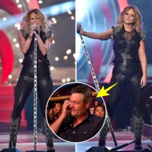 “He Never Took His Eyes Off Her…” 🔥🎤😯 Blake Shelton Sat Silently In The Grammy Crowd, Eyes Locked On Miranda Lambert As She Owned The Stage With A Fiery Performance Of “Little Red Wagon