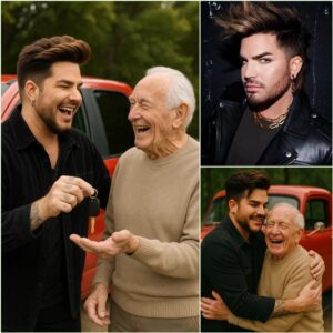HEARTFELT STORY: The Rock Legend Adam Lambert Gave His Old Pickup Truck to a 76-Year-Old Man Who Walked to Work Daily — And the Thank-You Card Broke Everyone’s Heart congchua