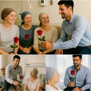 Tennis Legend Novak Djokovic Silently Stuns Fans With Compassionate Visit to Cancer Center...vcl