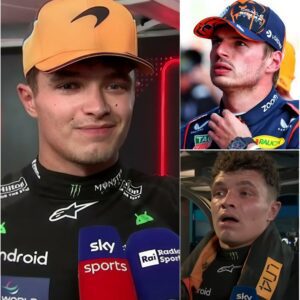 "BREAKING NEWS" Lando Norris just made a direct statement aimed at Max Verstappen in the interview after the Belgian Grand Prix.
