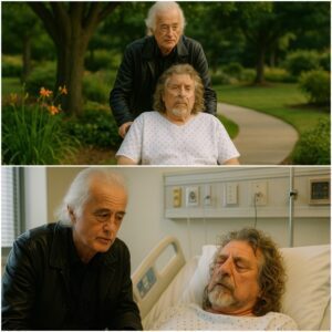 The rock world is holding its breath as Led Zeppelin legend Robert Plant was rushed to a London hospital in what sources describe as a “severe case of exhaustion, nabeo