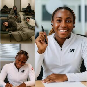 BREAKING: Tennis superstar Coco Gauff shocks the world by donating $30 million in prize money and sponsorship deals to homeless charities! 'I could be one of those people...'