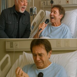 It was a hospital room that turned into a concert hall when two of Britain’s greatest voices reunited in the most unexpected way. ws