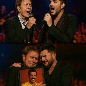 It was a night that felt like history in the making when two icons from different generations — Sir Cliff Richard and Adam Lambert — bear