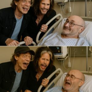 Rock Legends Unite: Mick Jagger and Steven Tyler Visit Ailing Phil Collins in Heartfelt Hospital Reunion nh