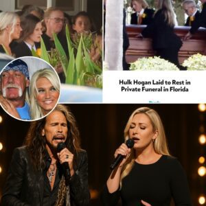 “She had not sung for him in years… until Steven Tyler reached out his hand.” — Brooke Hogan breaks her silence in a duet at her father’s funeral. nh