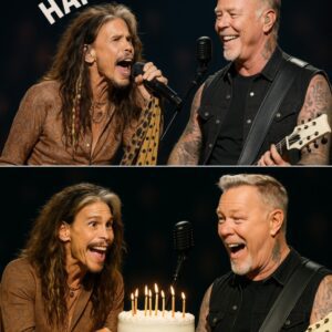 Steven Tyler Surprises James Hetfield with Epic Birthday Serenade: A Rock Legend’s Unforgettable Moment nh