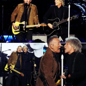 On A Night Filled With Unforgettable Performances, The Biggest Surprise Came When Bruce Springsteen Took The Stage Unannounced To Honor His Longtime Friend, Bon Jovi!