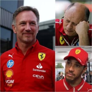 Ferrari Sparks F1 Earthquake with Horner’s Contract after He Left Red Bull — Following a SURPRISING REQUEST from Lewis Hamilton Himself 😎