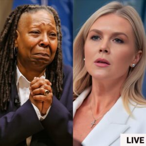 “Everyone makes mistakes” — Whoopi Goldberg tearfully begs Karoline Leavitt for forgiveness after the $800M lawsuit, ending with 9 words that left The View in stunned silence.