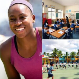 Coco Gauff quietly donated modern equipment and learning tools to the elementary school where she used to study
