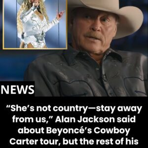 “She’s not country—stay away from us,” Alan Jackson said about Beyoncé’s Cowboy Carter tour, but the rest of his remark left her truly stunned. ws