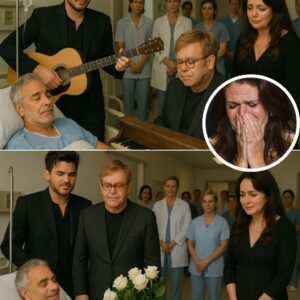 Andrea Bocelli’s Hospital Room Transforms into a Stage of Unity as Adam Lambert, Elton John, and Sarah Brightman Perform 'Time to Say Goodbye' nh