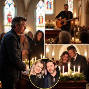 Blake Shelton Stands Before a Hushed Crowd and Sings “God Gave Me You” in Memory of Brandon Blackstock — His Former Manager and Kelly Clarkson’s Ex-Husband nh